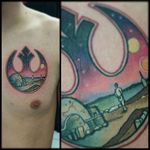 Rebel Alliance Tattoo by Stephen Monnet #RebelAlliance #RebelAllianceTattoo #StarWarsTattoo #ForceAwakens #StarWars #StephenMonnet