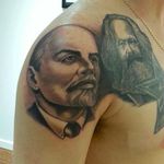 Lenin and Marx by Bob Paulin (via IG -- bobpaulin) #bobpaulin #lenin #marx #communism