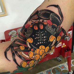 Tatuaje de cangrejo por Alejandro Lopez