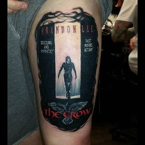 The cover of The Crow by Alex Wright (IG—thealexwright). #AlexWright #awesome #cultclassics #color #movieposters #realism #TheCrow