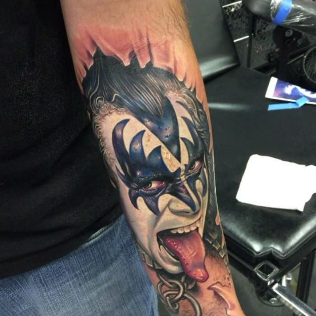 KISS  KISSTattoo Check out Randy Ms Gene Simmons Demon tattoo  Awesome  Facebook