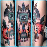Kachina Tattoo by @pmacdonaldtattoo #kachinadoll #kachina #nativeamerican #nativeamericanart #nativeamericandoll #americanindian