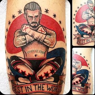 Step Into The Ring With Cm Punk Tattoos Tattoodo