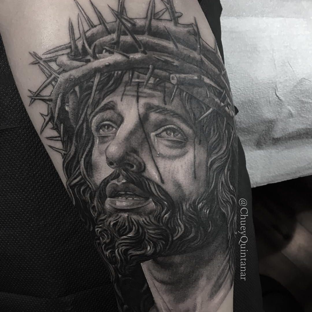 Crying Jesus Tattoo