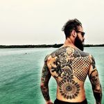 Pictured, Krys Pasiecznik. #tattooedmen #tattoodudes #summer