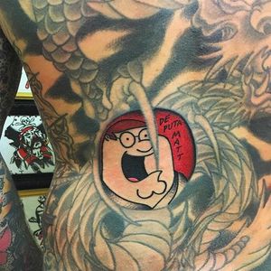 Peter Griffin Tattoo by Vinz Flag #petergriffin #familyguy #cartoon #animation #sitcom #VinzFlag #entertainment