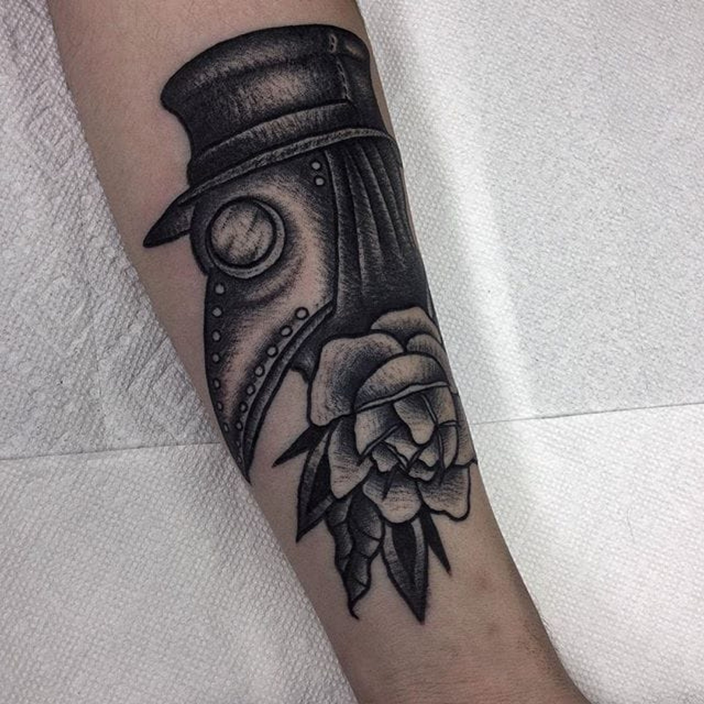 Tattoo uploaded by Robert Davies • Plague Doctor Tattoo by Brian Rea #