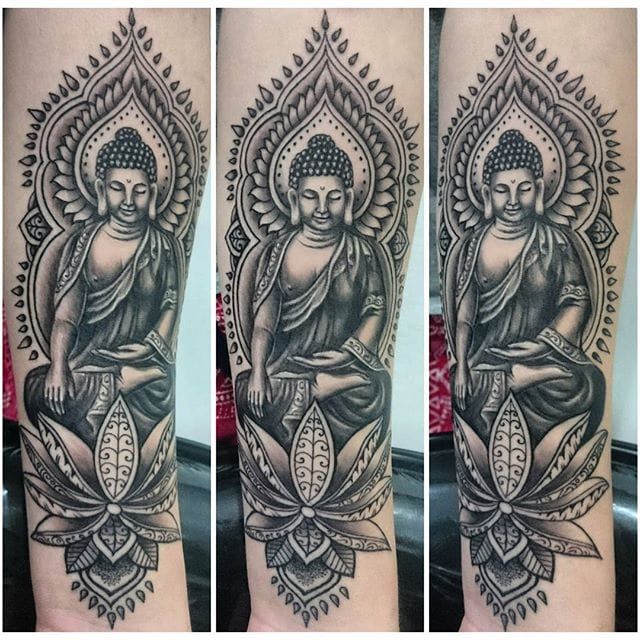 Buddha TattooBest Tattoo Studio in India Black Poison Tattoos