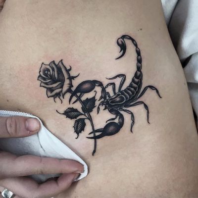 girly scorpion tattoo drawings