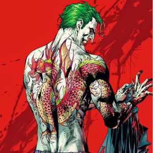 Illustration of Joker's tattooed back #thejoker #SuicideSquad #insane #backpiece #dragon #dragontattoo
