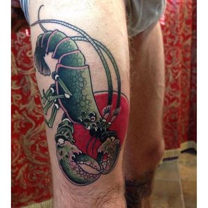 Lobster Tattoo by Chuck Gordon #Lobster #crustacean #ocean #ChuckGordon
