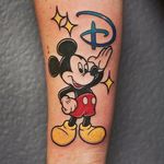 Mickey Mouse tattoo by Helga Hagen. #classic #disney #retro #mickeymouse #cartoon #vintage