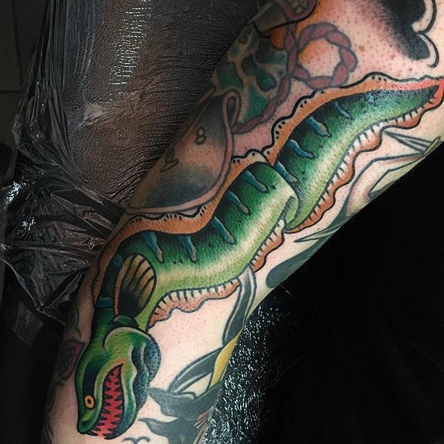 Tattoo uploaded by Andre Leone • Cover up eel • Tattoodo