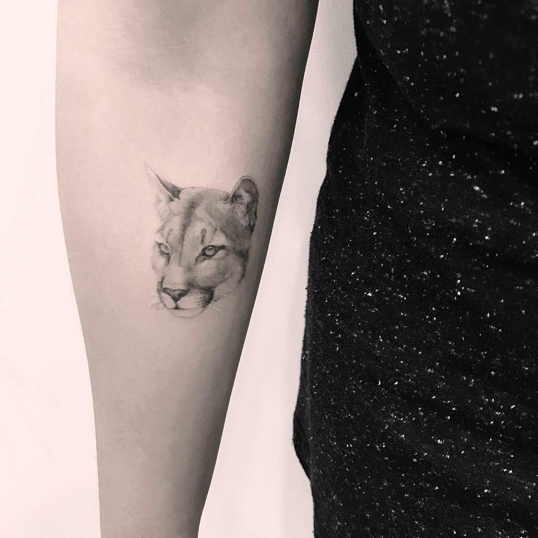 puma cat tattoos
