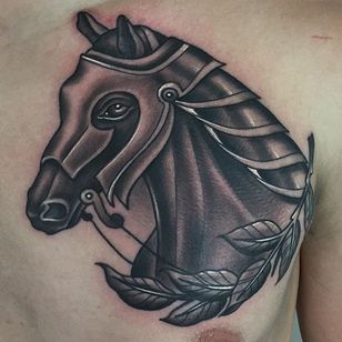 Ride Into Battle on the Back of these Badass War Horse Tattoos! • Tattoodo