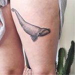 Whale via instagram tealeigh #whale #humpbackwhale #ocean #handpoked #stickandpoke #tealeigh