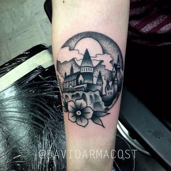 Tattoo-Harry Potter castle - Picture of Gothenburg, Vastra Gotaland County  - Tripadvisor