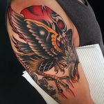 Eagle Tattoo by Herb Auerbach #traditional #colortraditional #HerbAuerbach
