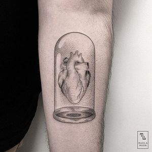 Anatomical Heart by Marla Moon (via IG-marla_moon) #anatomicalheart #heart #belljar #finelines #illustrative #blackandgrey #MarlaMoon