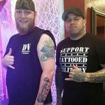 Lewis Hunt and Ryan Eternal after his session (via IG-operationtattooingfreedom) #veterans #tattootherapy #ptsd #anxiety #depression #OperationTattooingFreedom