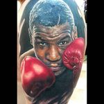 Iron mike Tyson. Color portrait tattoo by Tatyana Kashtan. #TatyanaKashtan #IronMike #tyson