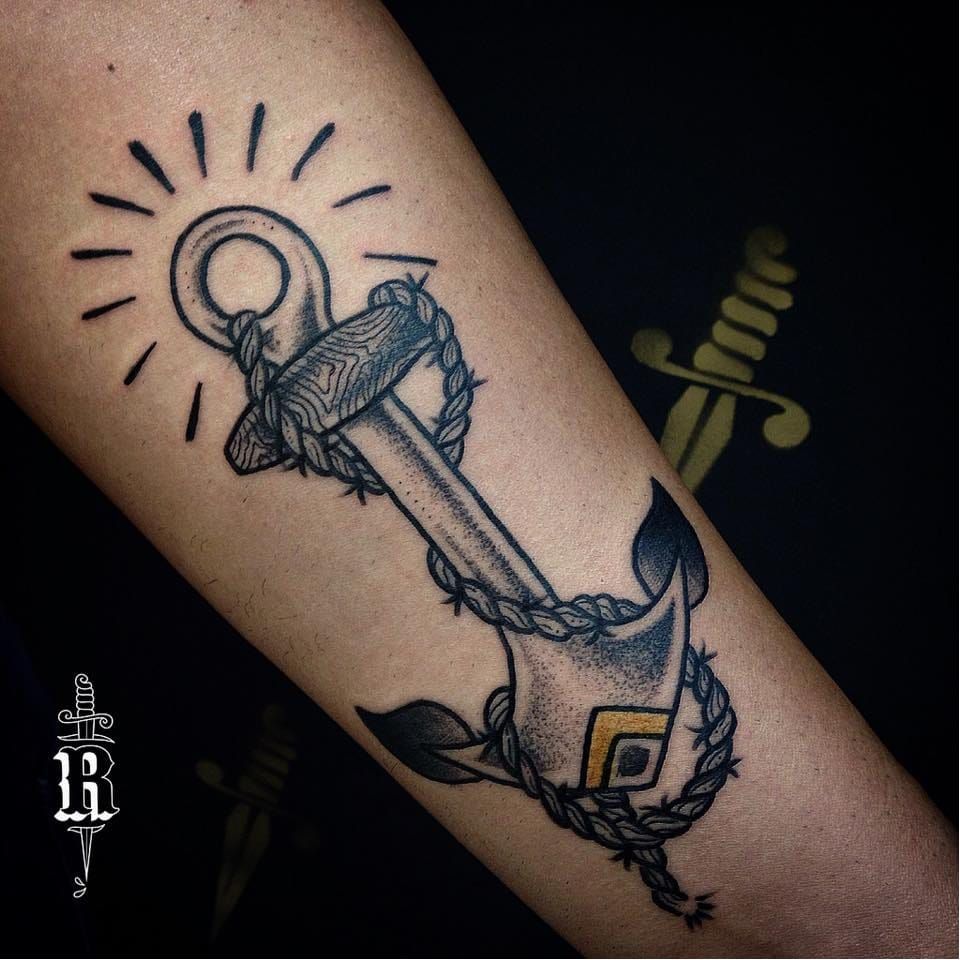 Tattoo uploaded by Filipe Lopes • #ancora #anchor #RicardoBraga #pontilhismo #blackwork #dotwork #brasil #brazil #portugues #portuguese • Tattoodo Tattoo uploaded by Filipe Lopes • #ancora #anchor #RicardoBraga #pontilhismo #blackwork #dotwork #brasil #brazil #portugues #portuguese • Tattoodo