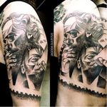 Bukowski tattoo by Jagoda #bukowski #CharlesBukowski #Jagoda #literature #writer #poet #graphic