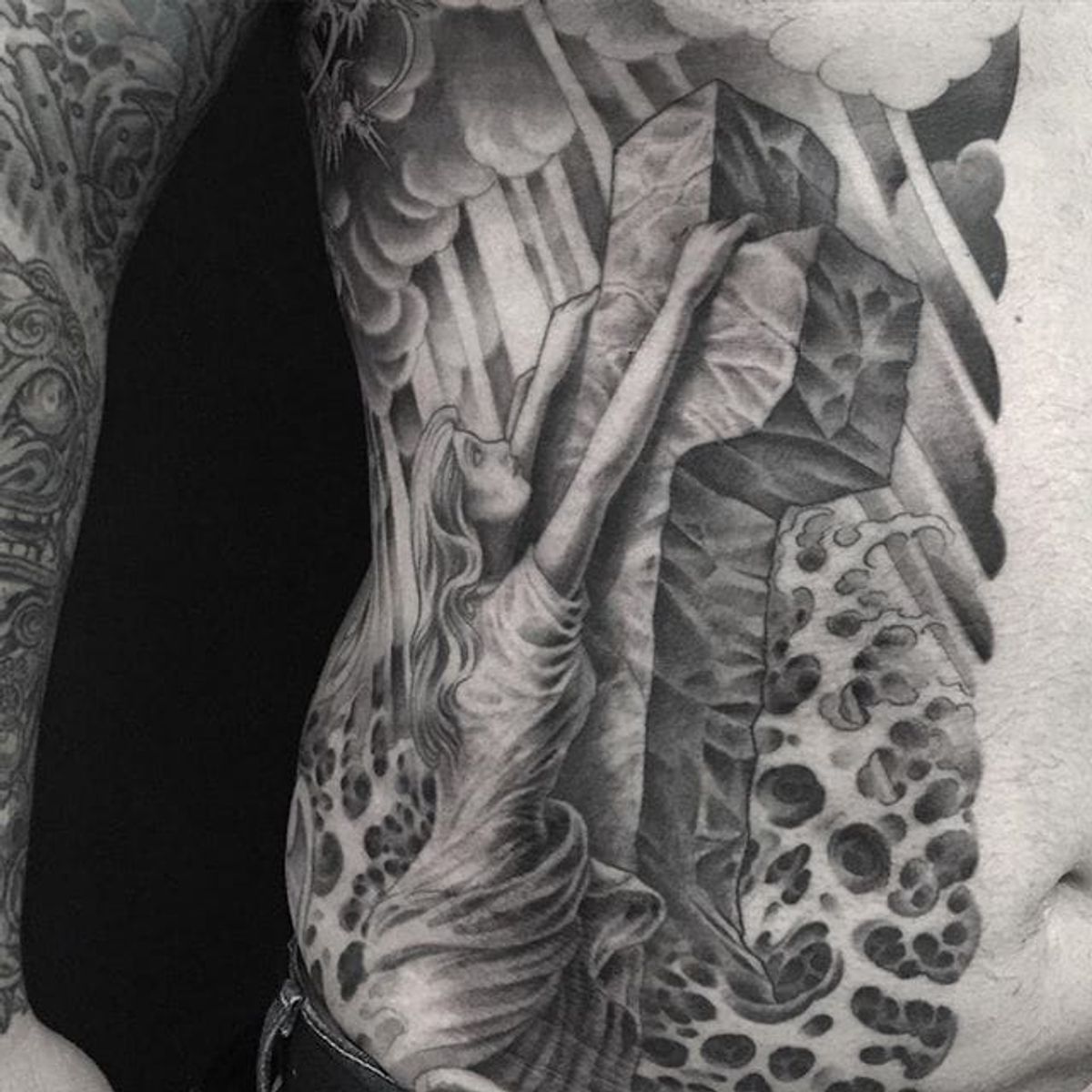 Tattoo Uploaded By Jessica Paige • Rock Of Ages Skull Water Chris Garver Instagram 0354