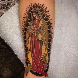 Lady Of Guadalupe Tattoo by Brian Bower #OurLadyOfGuadalupe #VirginMary #religious #BrianBower