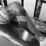 Tribal Leg Sleeve by Daniel Frye #tribal #tribaltattoo #tribaltattoos #tribalart #traditionaltribal #polynesian #polynesiantattoo #patternwork #patternworktattoo #DanielFrye