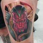 Vision Tattoo by Victor Figueroa #Vision #Marvel #Avengers #Comics #VictorFigueroa