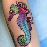 Seahorse tattoo by Helena Darling #HelenaDarling #seahorse #sea