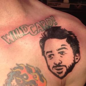 Wildcart tattoo. Unknown artist #ItsAlwaysSunnyinPhiladelphia #wildcart #IASIP #tvshow