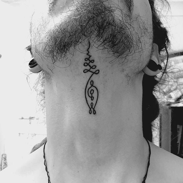 Tattoo uploaded by Xavier • Unalome tattoo by Jack Maden. #unalome  #sacredgeometry #symbol #subtle • Tattoodo