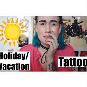 Treacle Tatts new tattoo video about holiday tattoos #vlogger #treacletatts #tattooedvlogger #blogger #tattoofail