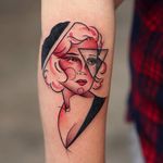 Woman tattoo by Georgia Grey. #GeorgiaGrey #bangbangnyc #painting #woman #flappergirl