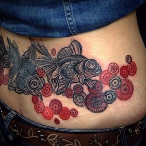 Fish tattoo by Luis Jade #LuisJade #pattern #geometric #graphic #abstract #ornamental #fish