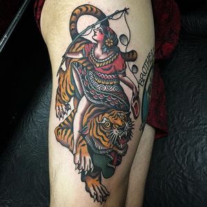 Tattoo uploaded by Alex Wikoff • Tiger Tamer by Rafa Decraneo (via IG ...