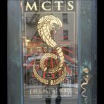 The front door of Magic Cobra Tattoo Society (IG—magiccobratattoo). #MagicCobraTattooSociety #NYCtattooshops #Williamsburg