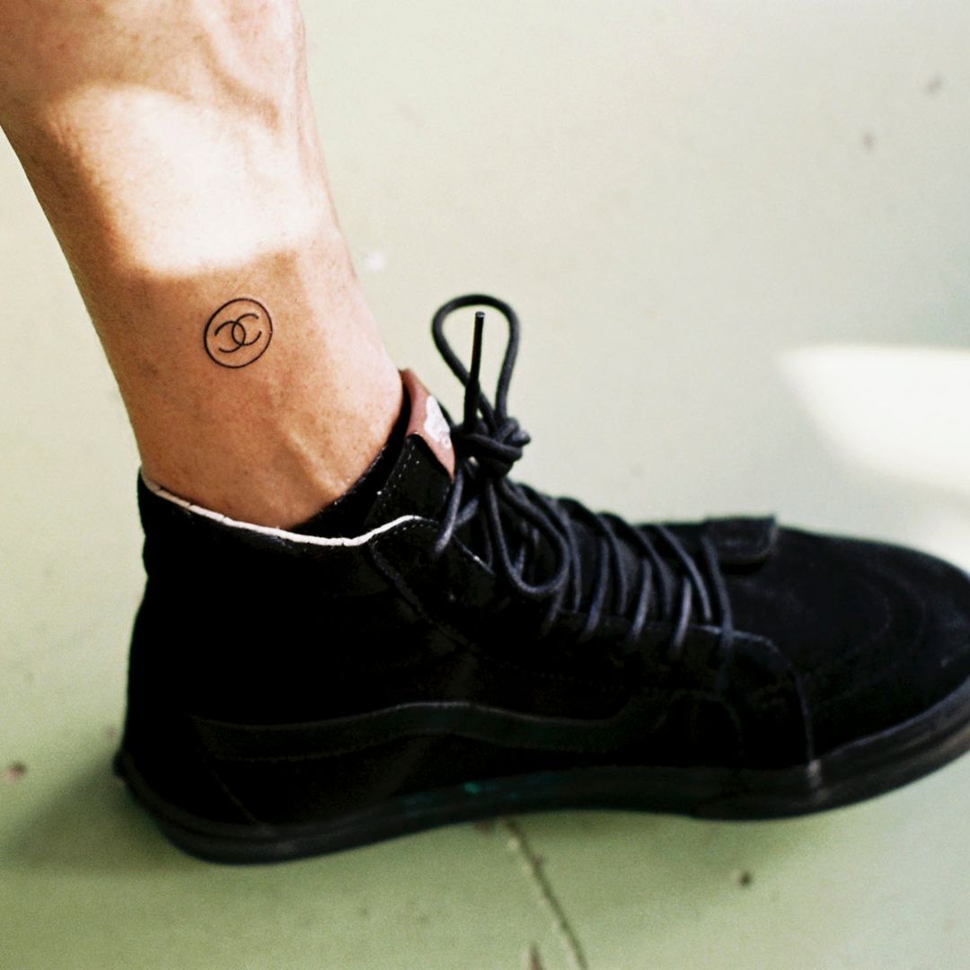 Tattoo uploaded by JenTheRipper • The Chanel logo tattoo made by the  automated tattoo machine #Chanel #chanellogo #automatedtattoomachine  #branding #robot #geek #technology #tatoué #logo #brand #fashion • Tattoodo