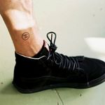 The Chanel logo tattoo made by the automated tattoo machine #Chanel #chanellogo #automatedtattoomachine #branding #robot #geek #technology #tatoué #logo #brand #fashion