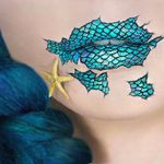 Mermaid Scales Lip Art by @Ryankellymua #Lipart #Makeupart #Makeup #Ryankellymua #Mermaid #Mermaidscales