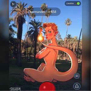 Charmander – Pokémon GO pin up by Andrew Tarusov. #AndrewTaruov #pinup #illustration #digitaldrawing #pinupgirl #pinupladies #pokemon #pokemongo