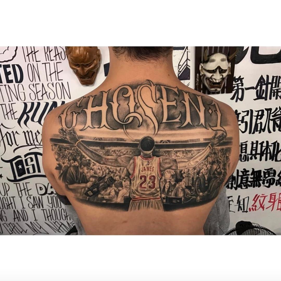 Tattoo uploaded by Charlie Connell  LeBron James back piece by Aimless  Shih Via IG  aimlessshih  Tattoodo