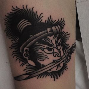 Musashi Tattoo by Koji Ichimaru #MiyamotoMusashi #Samurai #Ronin #Japanese #KojiIchimaru