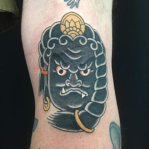Fudo Tattoo by Monta Morino #fudo #fudotattoo #japanese #japanesetattoo #japanesetattoos #asian #asiantattoos #japanesetattooartist #traditionalajapanese #japaneseimagery #MontaMorino