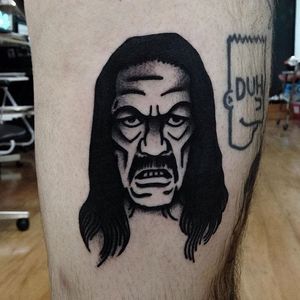 Danny Trejo Tattoo by Joel Menazzi #DannyTrejo #DannyTrejoTattoo #Machete #Mexican #JoelMenazzi