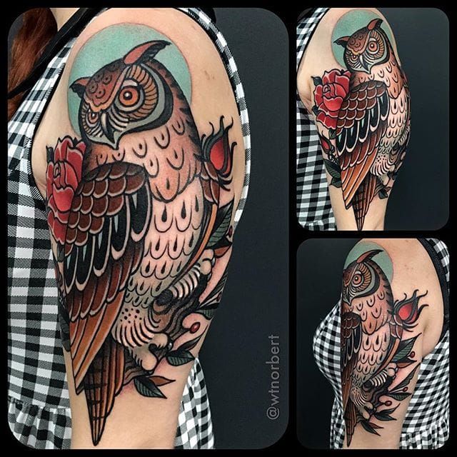 101 Best Traditional Owl Tattoo Ideas You Have To See To Believe  Outsons