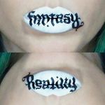 Ambigram Lip Art by @Ryankellymua #Lipart #Makeupart #Makeup #Ryankellymua #Ambigram