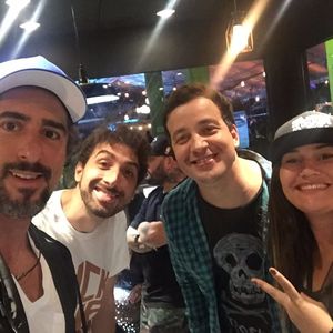 Marcos Mion, Rafael Cortez e Mionzinho! #Lollapalooza #tattooweek #tattoobr #music #musica #festival